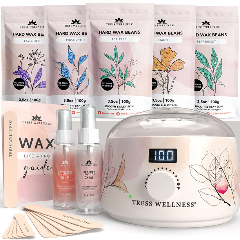 Professional Hard Wax Kit for At-Home Hair Removal