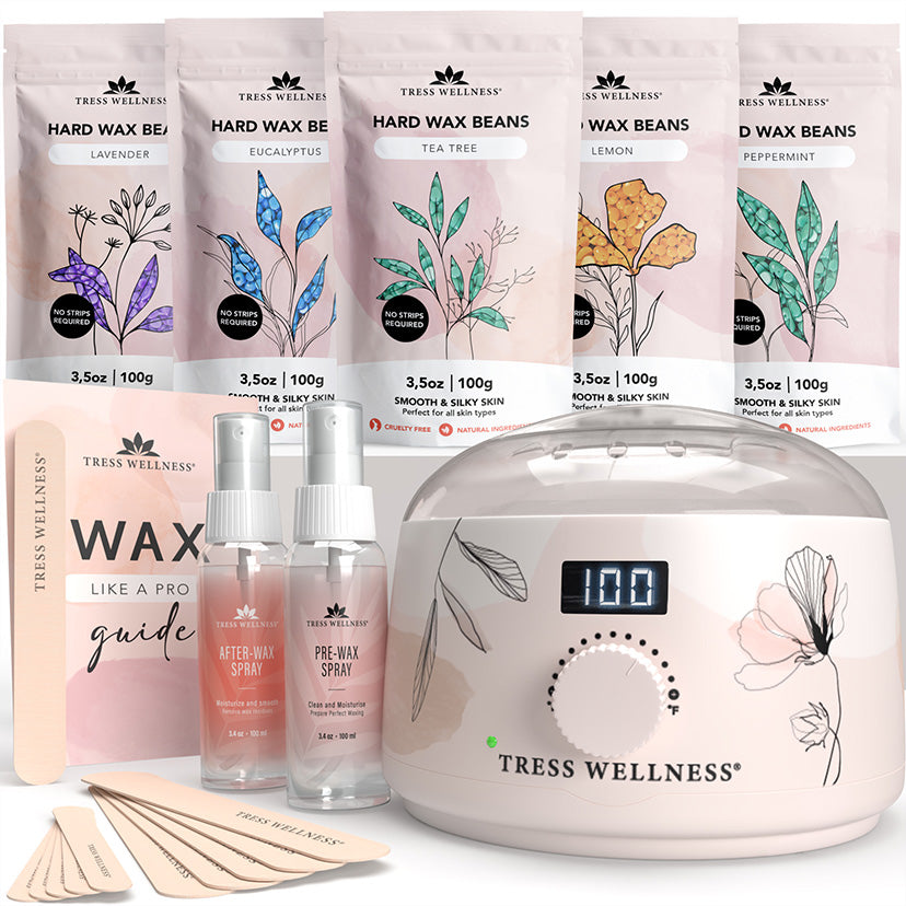 Professional Hard Wax Kit for At-Home Hair Removal
