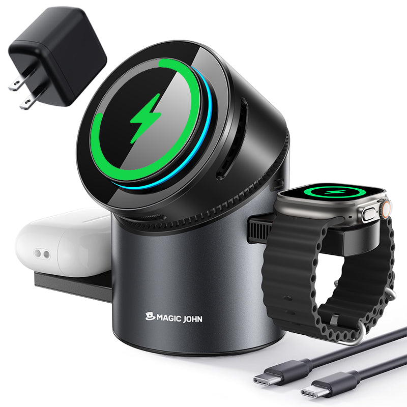 MAGIC JOHN 3-IN-1 Wireless Charging Station (Kopie)