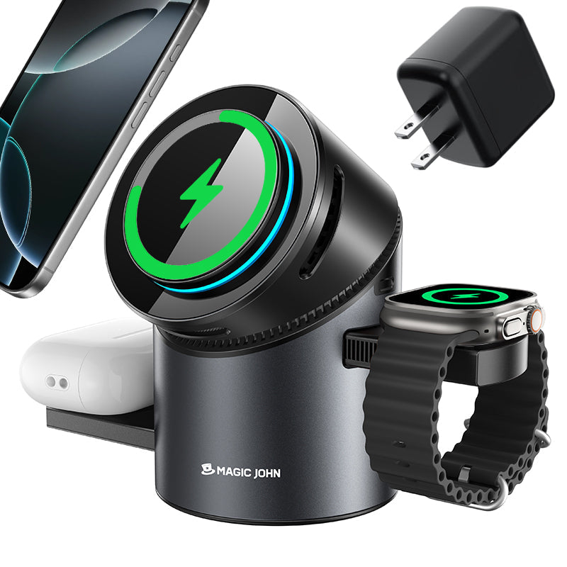 MAGIC JOHN 3-IN-1 Wireless Charging Station (Kopie)